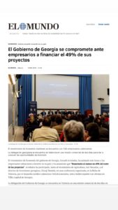 El Gobierno de Georgia anima a empresarios valencianos a invertir en su país (La Vanguardia).